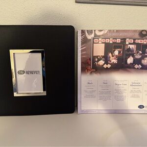 Creative Memories Black Album with Silver Frame